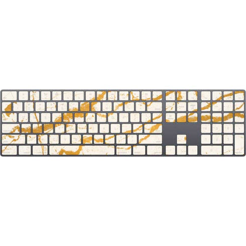 Cracked Marble Magic Keyboard with Numeric Keypad Skin