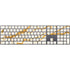 Cracked Marble Magic Keyboard with Numeric Keypad Skin