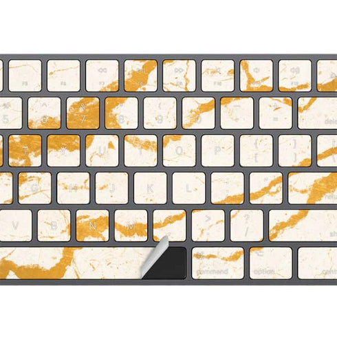 Cracked Marble Magic Keyboard with Numeric Keypad Skin