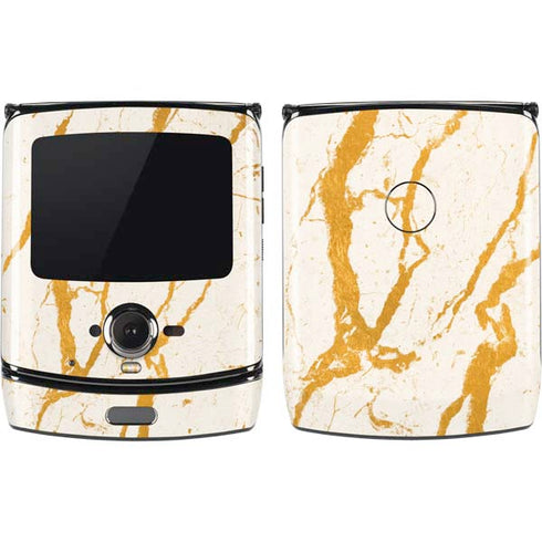 Cracked Marble Motorola RAZR Skin