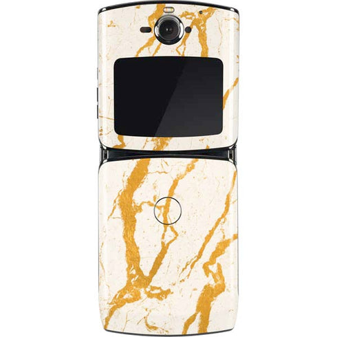 Cracked Marble Motorola RAZR Skin