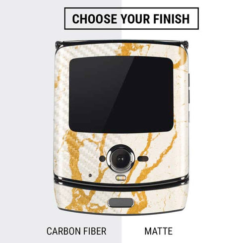 Cracked Marble Motorola RAZR Skin