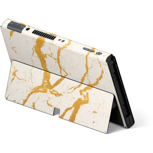 Cracked Marble Nintendo Switch OLED (2021) Skin