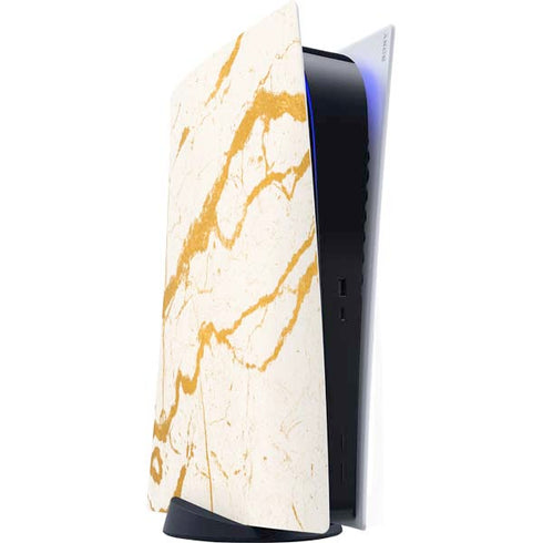 Cracked Marble PS5 Digital Edition Console Skin
