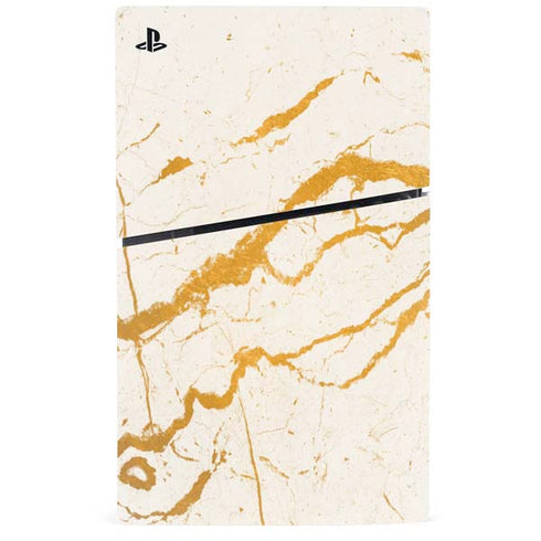 Cracked Marble PS5 Slim Disk Bundle Skin