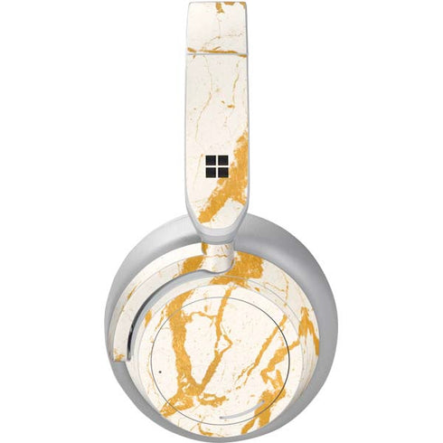 Cracked Marble Surface Headphones Skin