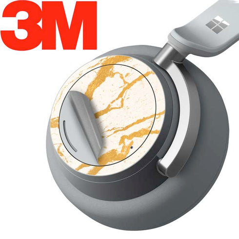 Cracked Marble Surface Headphones Skin