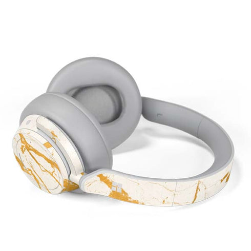 Cracked Marble Surface Headphones Skin