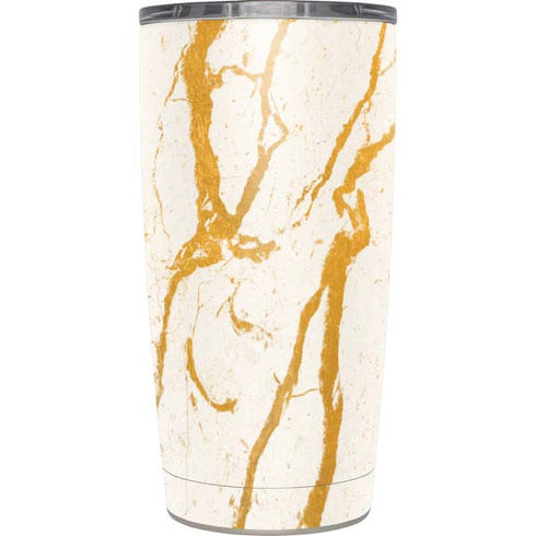 Cracked Marble Yeti 20oz Tumbler Skin