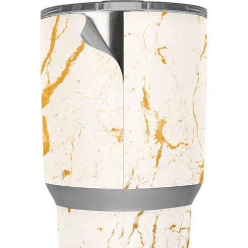 Cracked Marble Yeti 30oz Rambler Tumbler Skin