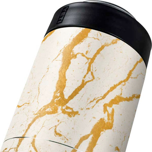 Cracked Marble Yeti Colster Can Insulator Skin