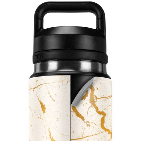 Cracked Marble YETI Rambler 26oz Bottle Skin