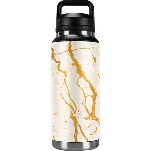Cracked Marble YETI Rambler 36oz Bottle Skin
