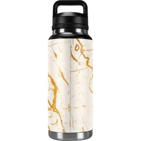 Cracked Marble YETI Rambler 36oz Bottle Skin