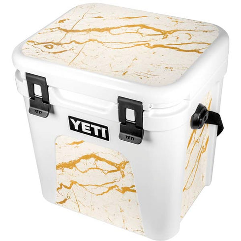 Cracked Marble YETI Roadie 24 Hard Cooler Skin