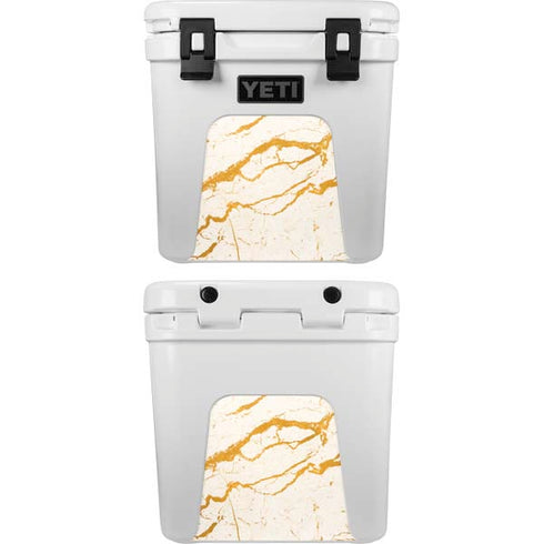 Cracked Marble YETI Roadie 24 Hard Cooler Skin