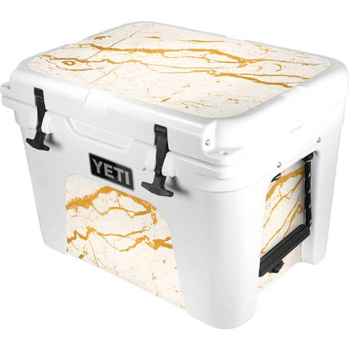 Cracked Marble YETI Tundra 35 Hard Cooler Skin