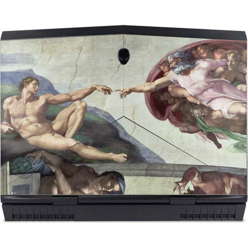 Creation of Adam by Michelangelo Dell Alienware Skin