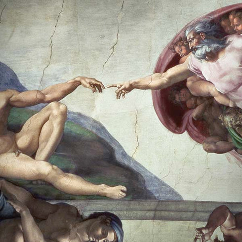 Creation of Adam by Michelangelo Dell Alienware Skin