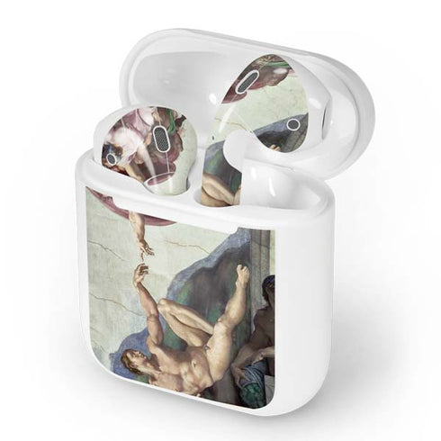 Creation of Adam by Michelangelo Apple AirPods Skin