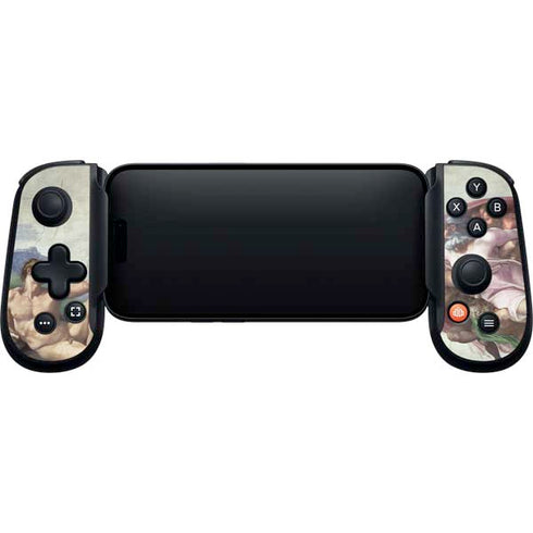 Creation of Adam by Michelangelo Backbone One for iPhone Game Controller Skin