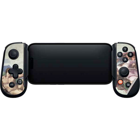 Creation of Adam by Michelangelo Backbone One for iPhone Game Controller Skin