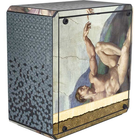 Michelangelo Creation of Adam Cooler Master MasterBox Q300L Mini Tower Skin