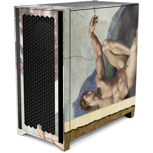 Michelangelo Creation of Adam Corsair 4000D Tempered Glass Mid-Tower ATX Case Skin