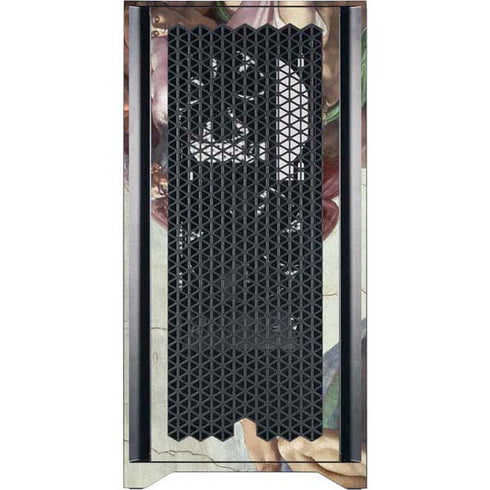 Michelangelo Creation of Adam Corsair 4000D Tempered Glass Mid-Tower ATX Case Skin