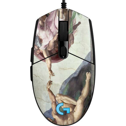 Creation of Adam by Michelangelo G203 Prodigy RGB Wired Gaming Mouse Skin