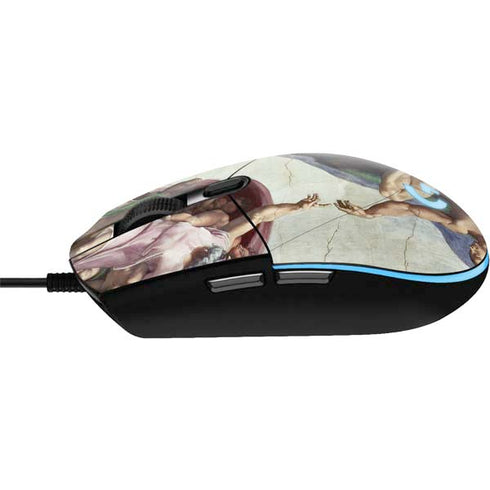 Creation of Adam by Michelangelo G203 Prodigy RGB Wired Gaming Mouse Skin