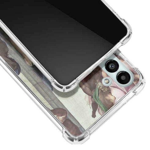 Michelangelo Creation of Adam Galaxy A13 5G Clear Case