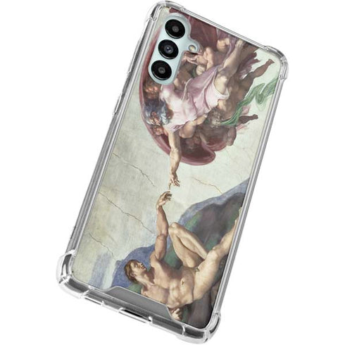 Creation of Adam by Michelangelo Galaxy A15 5G Clear Case