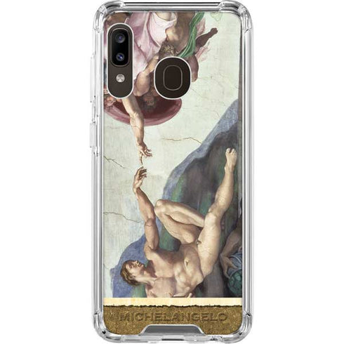 Michelangelo Creation of Adam Galaxy A30 Clear Case