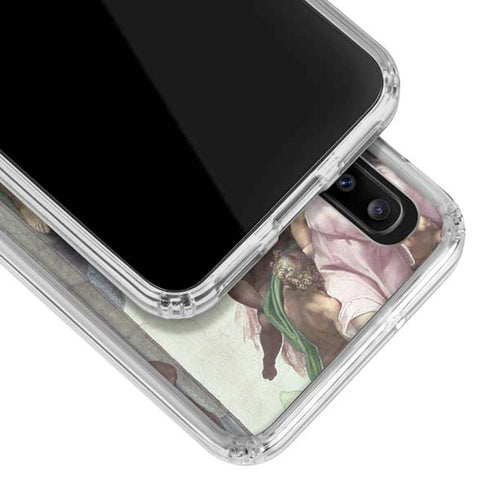 Michelangelo Creation of Adam Galaxy A30 Clear Case