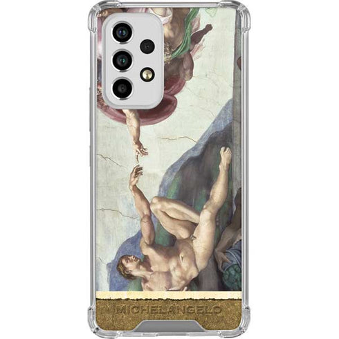 Michelangelo Creation of Adam Galaxy A53 5G Clear Case