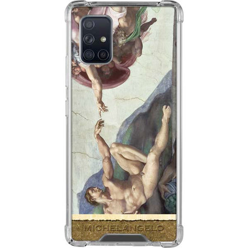 Michelangelo Creation of Adam Galaxy A71 5G Clear Case
