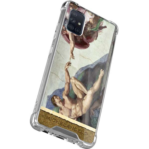 Michelangelo Creation of Adam Galaxy A71 5G Clear Case