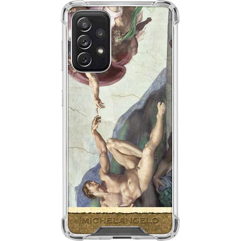 Michelangelo Creation of Adam Galaxy A72 5G Clear Case