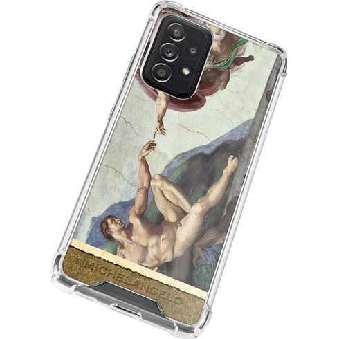 Michelangelo Creation of Adam Galaxy A72 5G Clear Case