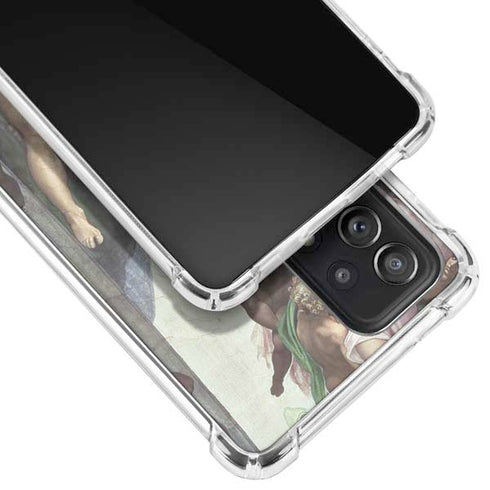 Michelangelo Creation of Adam Galaxy A72 5G Clear Case