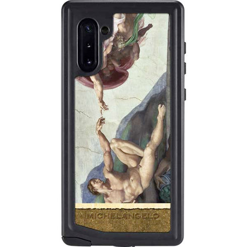 Michelangelo Creation of Adam Galaxy Note 10 Waterproof Case