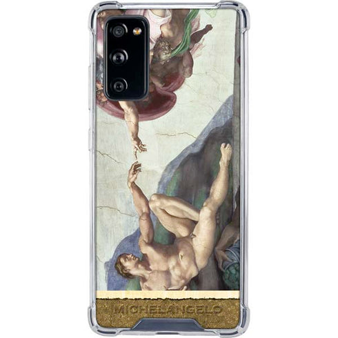 Michelangelo Creation of Adam Galaxy S20 FE Clear Case