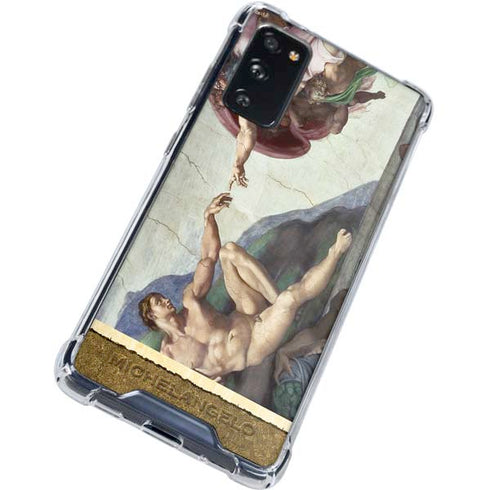 Michelangelo Creation of Adam Galaxy S20 FE Clear Case