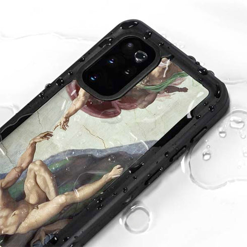 Michelangelo Creation of Adam Galaxy S20 Plus Waterproof Case