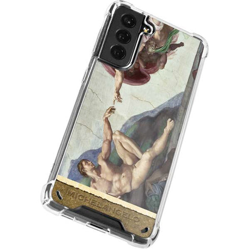 Michelangelo Creation of Adam Galaxy S21 Plus 5G Clear Case