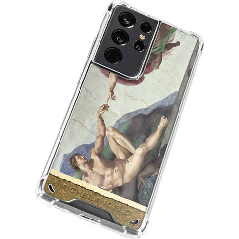 Michelangelo Creation of Adam Galaxy S21 Ultra 5G Clear Case