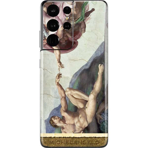 Michelangelo Creation of Adam Galaxy S21 Ultra 5G Skin