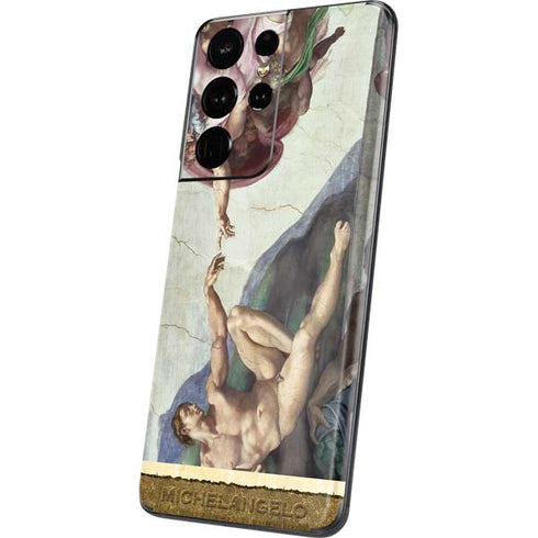 Michelangelo Creation of Adam Galaxy S21 Ultra 5G Skin
