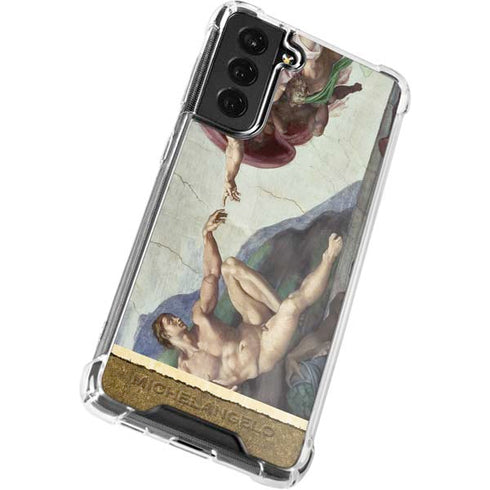 Michelangelo Creation of Adam Galaxy S22 Plus Clear Case